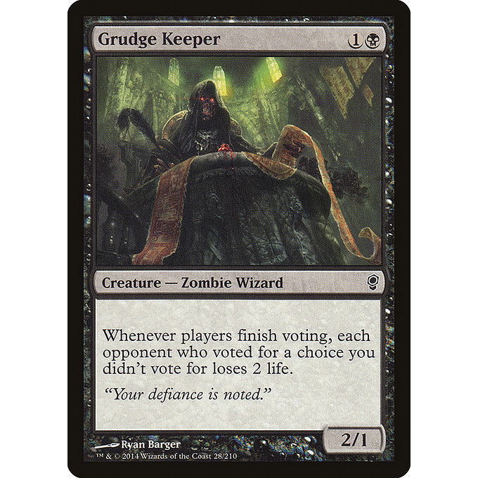 Magic: The Gathering - Conspiracy - Grudge Keeper (28)