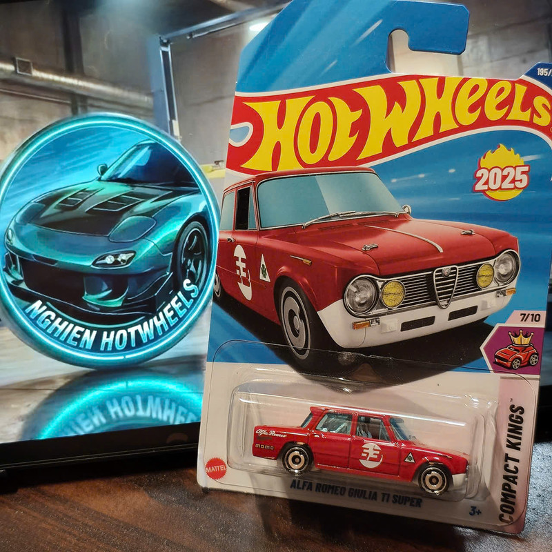 [NGHIENHW] Hotwheels Alfa Romeo Giulia T1 - Xe mô hình 1:64 chính hãng - 2025'