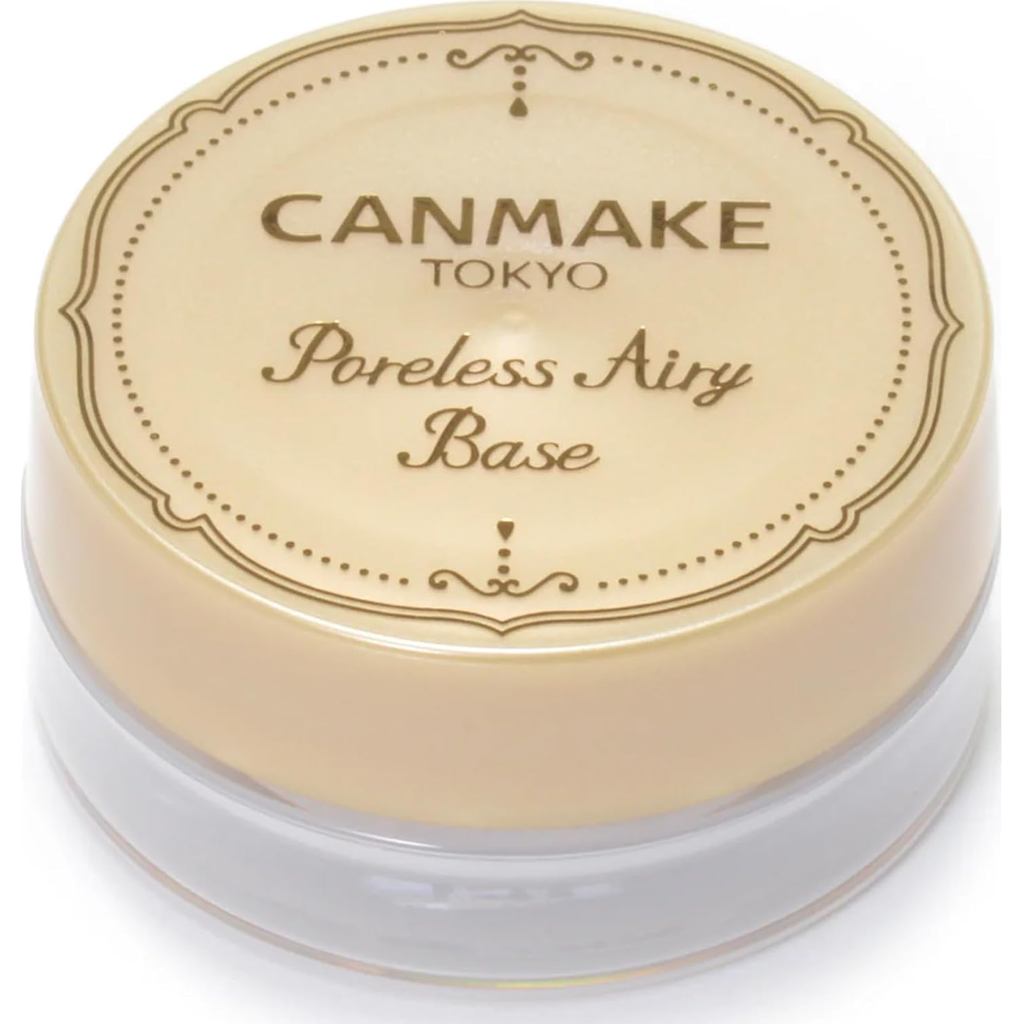 Canmake Poreless Airy Base 01 Pure White Makeup Base Jar 9 Grams (x 1) 100% Authentic  Directly from