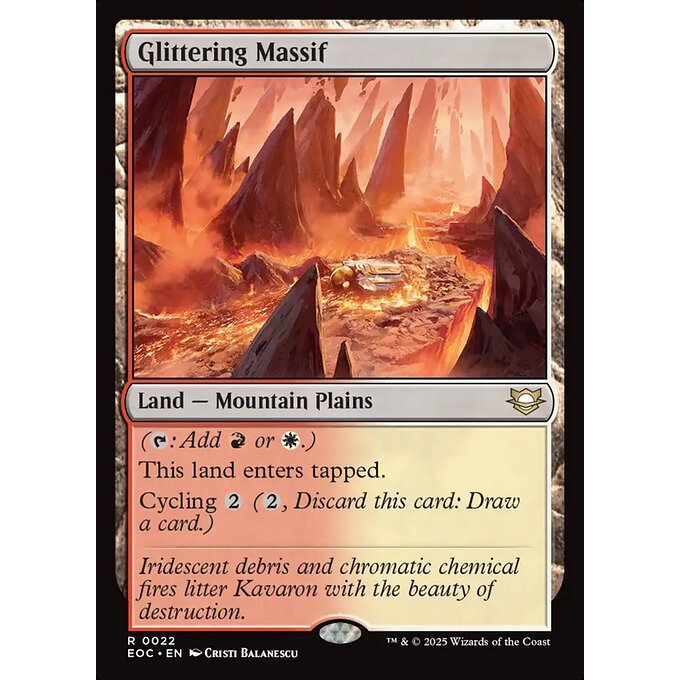 Magic: The Gathering - Edge of Eternities Commander - Glittering Massif (22)