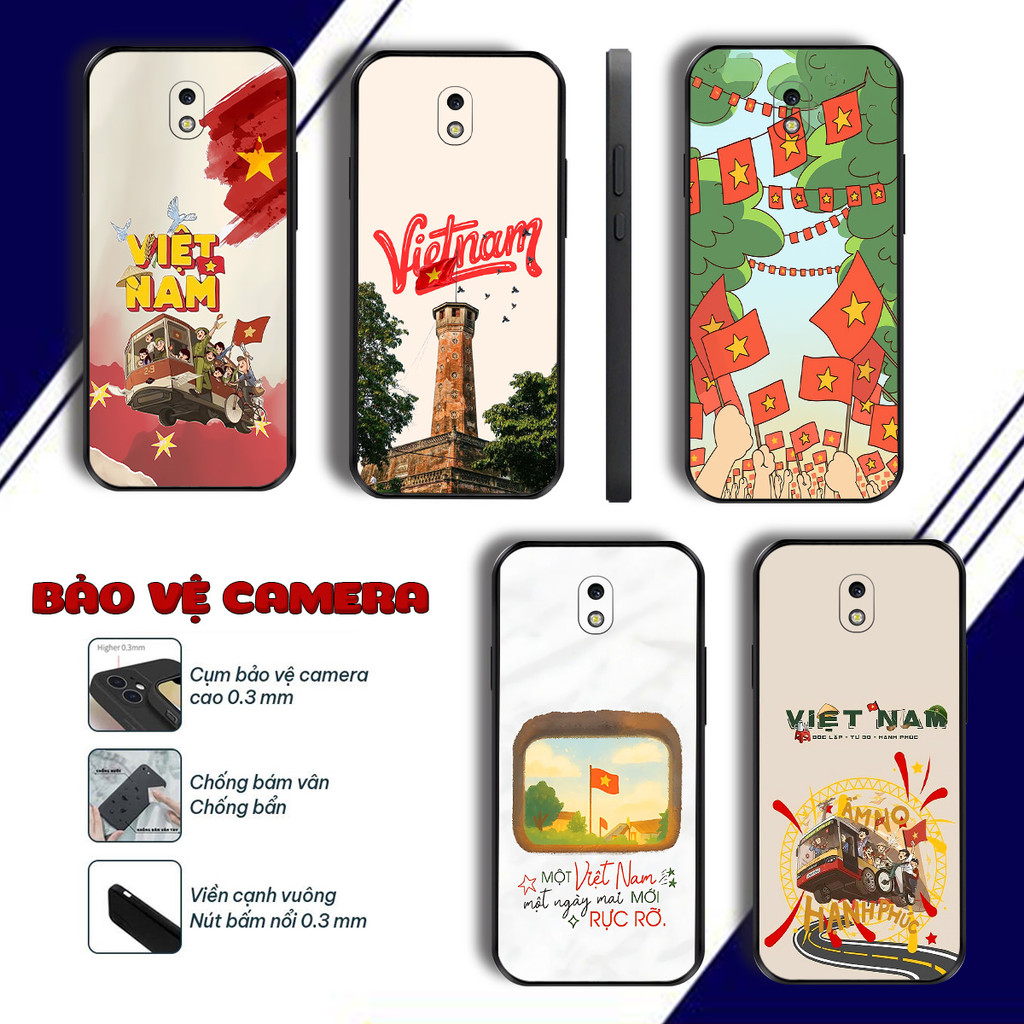 Ốp lưng Samsung J2 Pro J3 pro J5 Pro j7 Pro J2 Core , J2 Prime Việt Nam yêu nước cờ đỏ