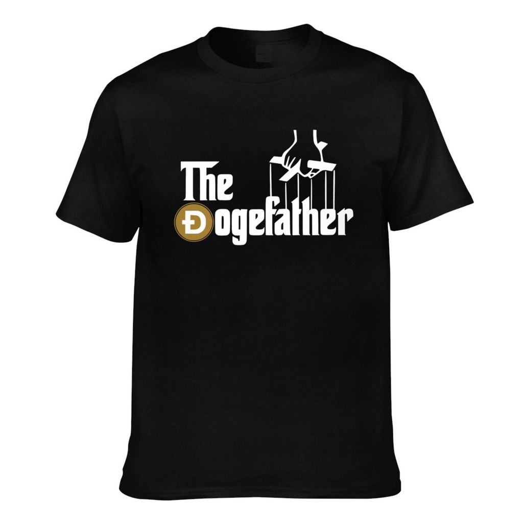 Chất lượng tốt Dogecoin Dogefather Elon Musk To The Moon Crypto Áo thun nam mát mẻ