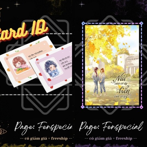 Đánh Dấu Trang - [Phụ Kiện Bookmark + Card ID] Núi Của Cô Ấy, Biển Của Cô Ấy + Quà Random 650k - Fm 