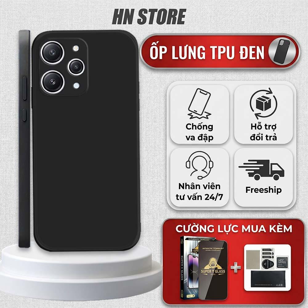 Ốp lưng Xiaomi Redmi 12 / Redmi 12 5G TPU chống sốc, mềm bảo vệ camera, ốp lưng siêu rẻ silicon