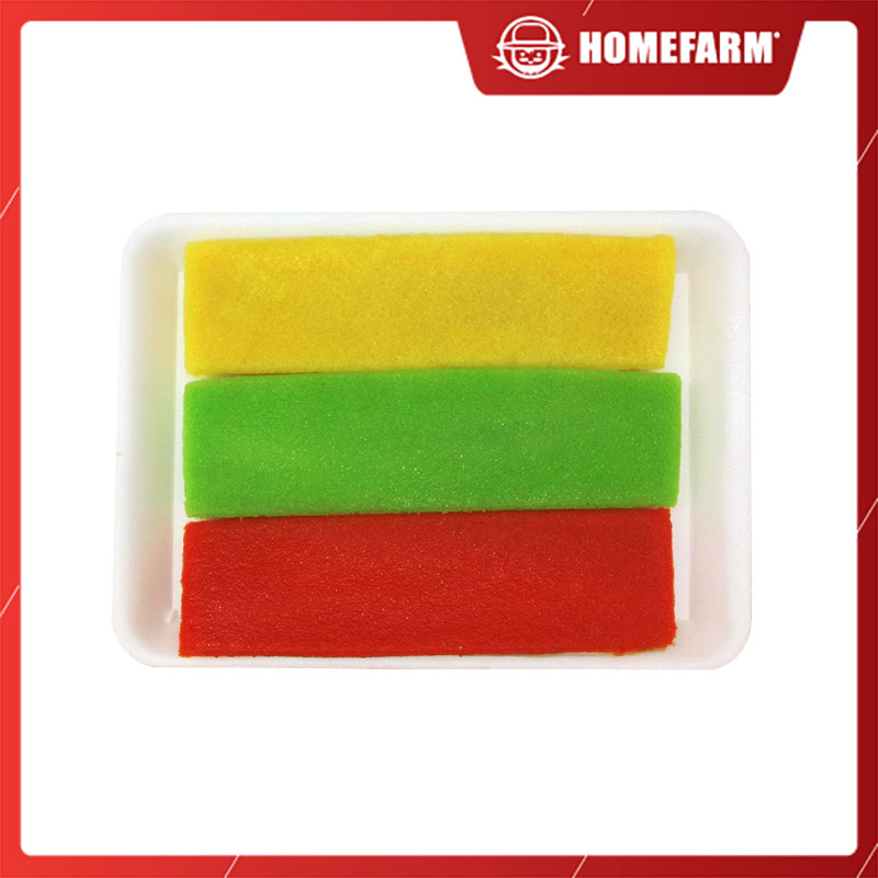 Cá Trích Ép Trứng Nhật Bản - Homefarm - Thanh 3 màu xanh, đỏ và vàng, túi 100g