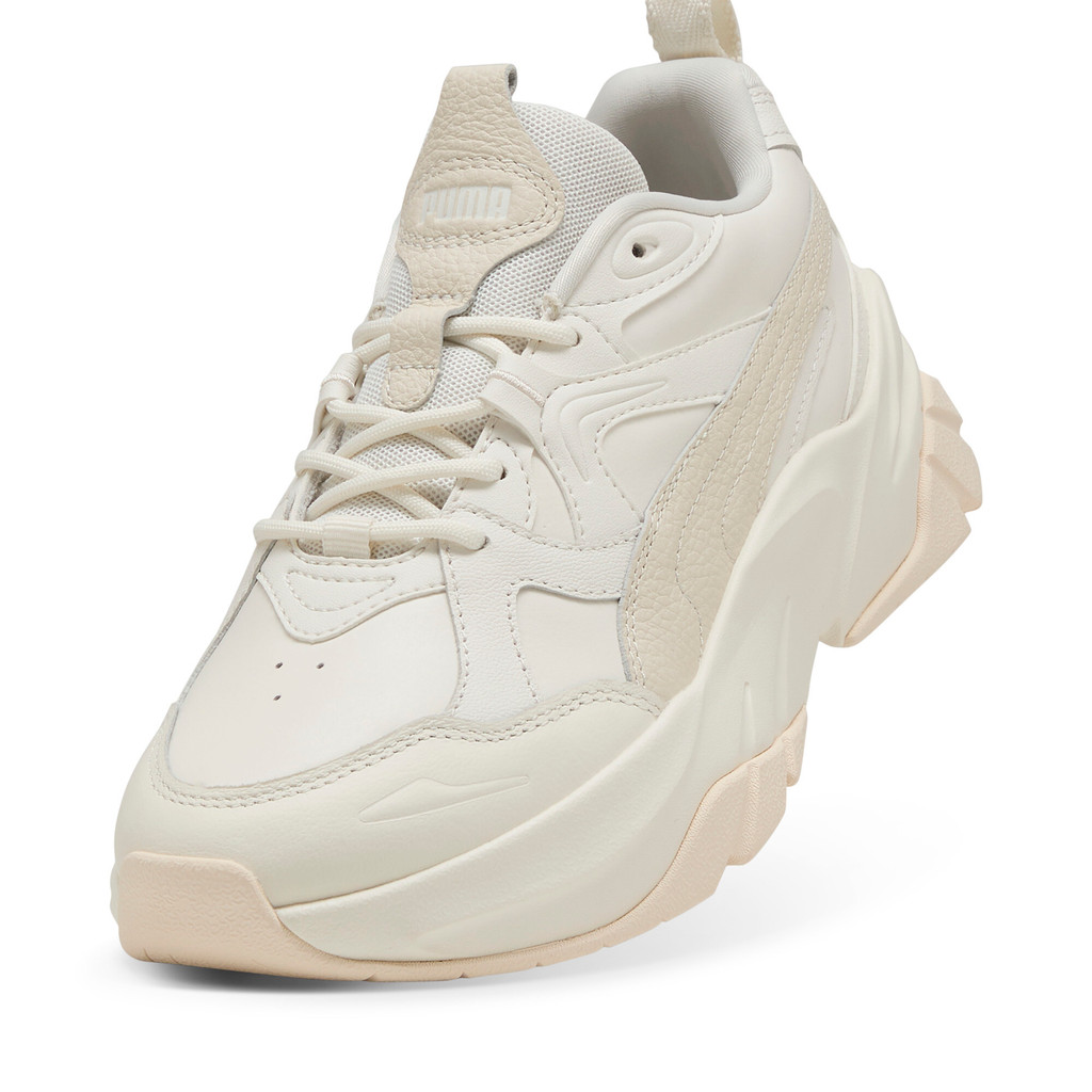 Giày Thời Trang PUMA Nữ Sophyr Lthr Wns Warm White-Alpine Snow Màu Trắng | BigBuy360 - bigbuy360.vn