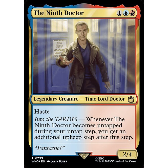 Magic: The Gathering - Doctor Who - The Ninth Doctor (753) Foil