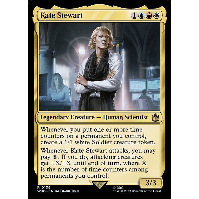 Magic: The Gathering - Doctor Who - Kate Stewart (139)