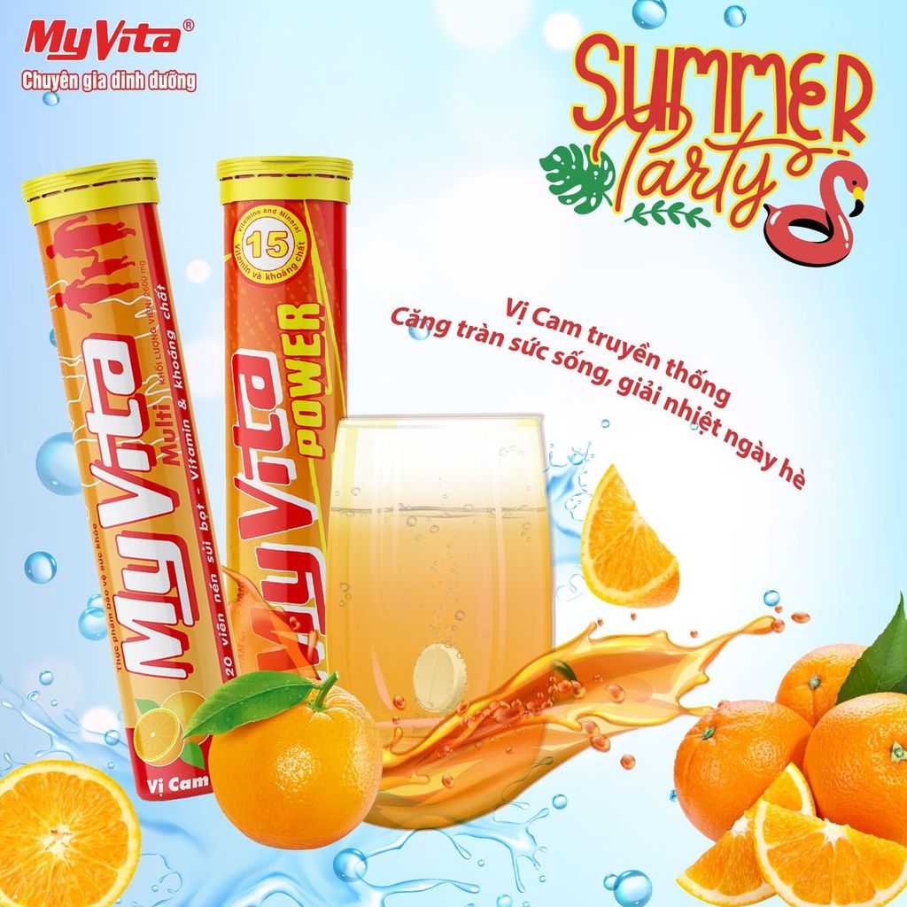 [Bảo Hành] VIÊN SỦI MYVITA MULTI BỔ SUNG MULTIVITAMIN, VITAMIN C, VITAMIN TỔNG HỢP, TĂNG ĐỀ KHÁNG