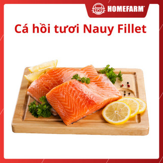 Cá hồi tươi NK Fillet/Sashimi - Homefarm 500g. [Gồm cá hồi + da cá cắt miếng]