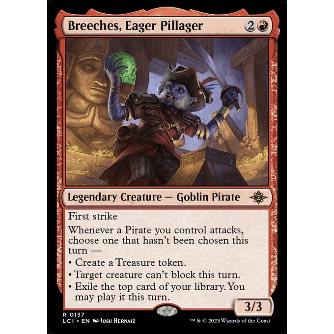 Magic: The Gathering - The Lost Caverns of Ixalan - Breeches, Eager Pillager (137)
