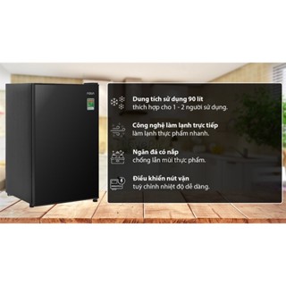 Tủ lạnh Aqua 90 lít AQR-D100FA(BS) 2024 - VIỆT NAM 9 Đoàn Giỏi-H©️Ⓜ️
