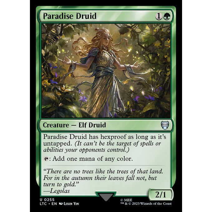 Magic: The Gathering - Tales of Middle-earth Commander - Paradise Druid (255)