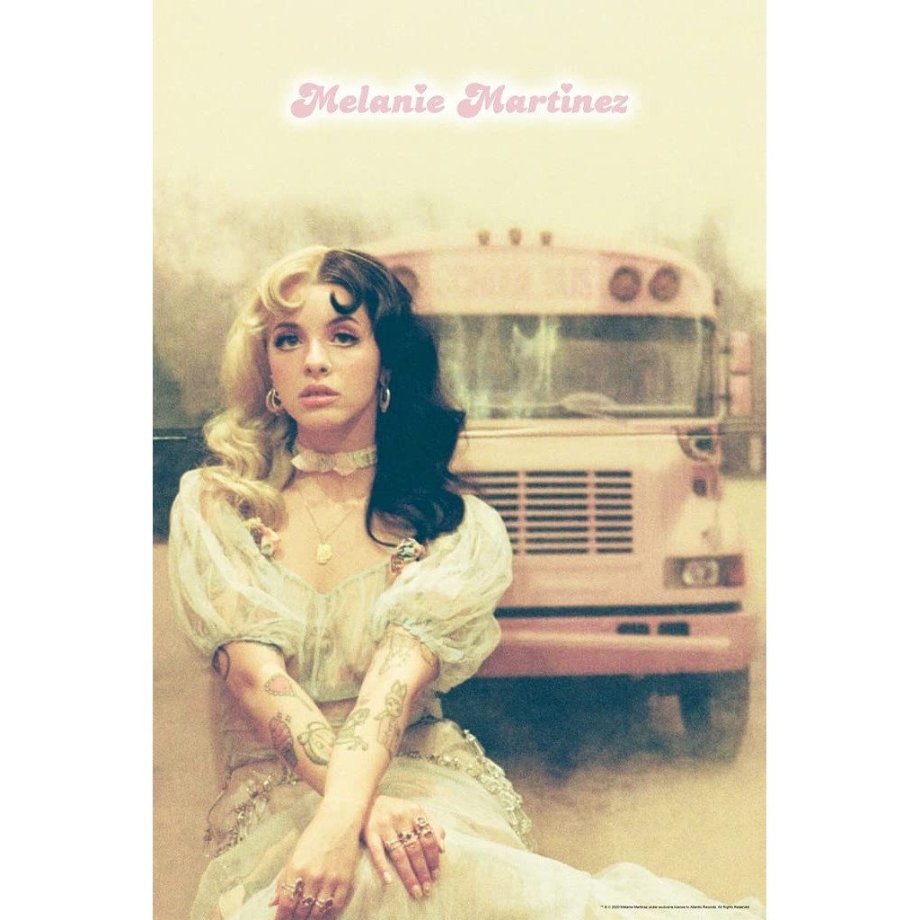 Melanie Martinez Pink School Bus Crybaby Detention Kalbum Bài hát nhạc Merch Merced Ảnh chụp