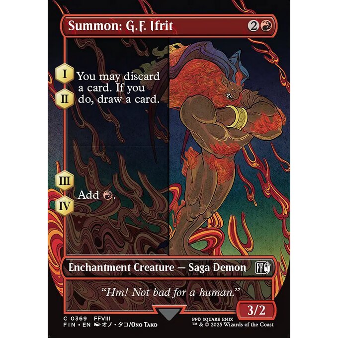 Magic: The Gathering - Final Fantasy - Summon: G.F. Ifrit (369)