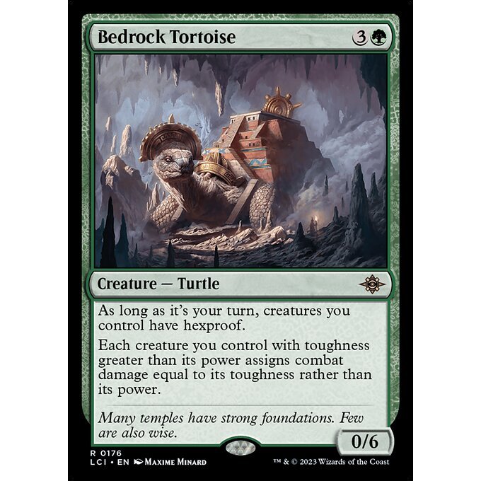 Magic: The Gathering - The Lost Caverns of Ixalan - Bedrock Tortoise (176)