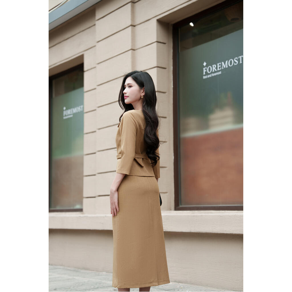 Chân váy bút chì thẳng MMOutfit JUT5622