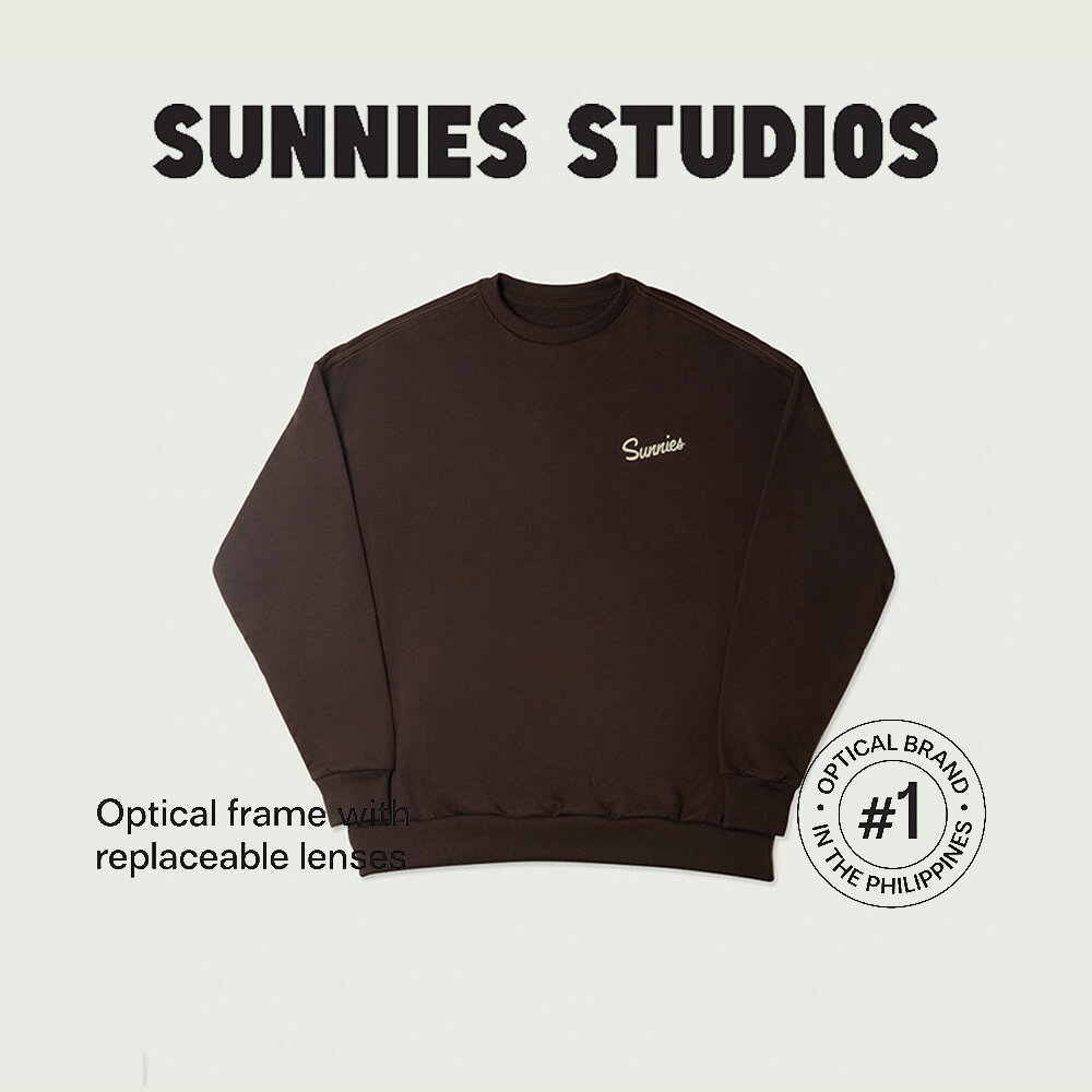 SUNNIES STUDIOS - Áo Sweater Decades Espresso - MSHS-005L1