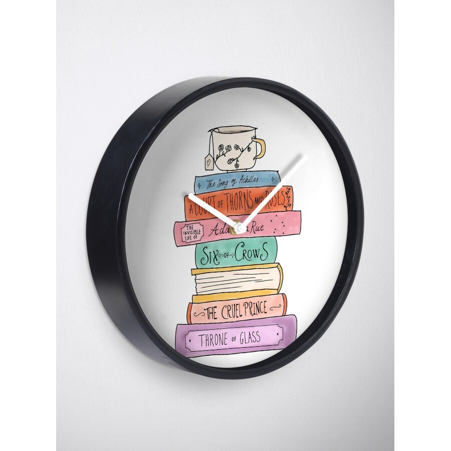 Đồng Hồ Decor - YA fantasy book stack Clock