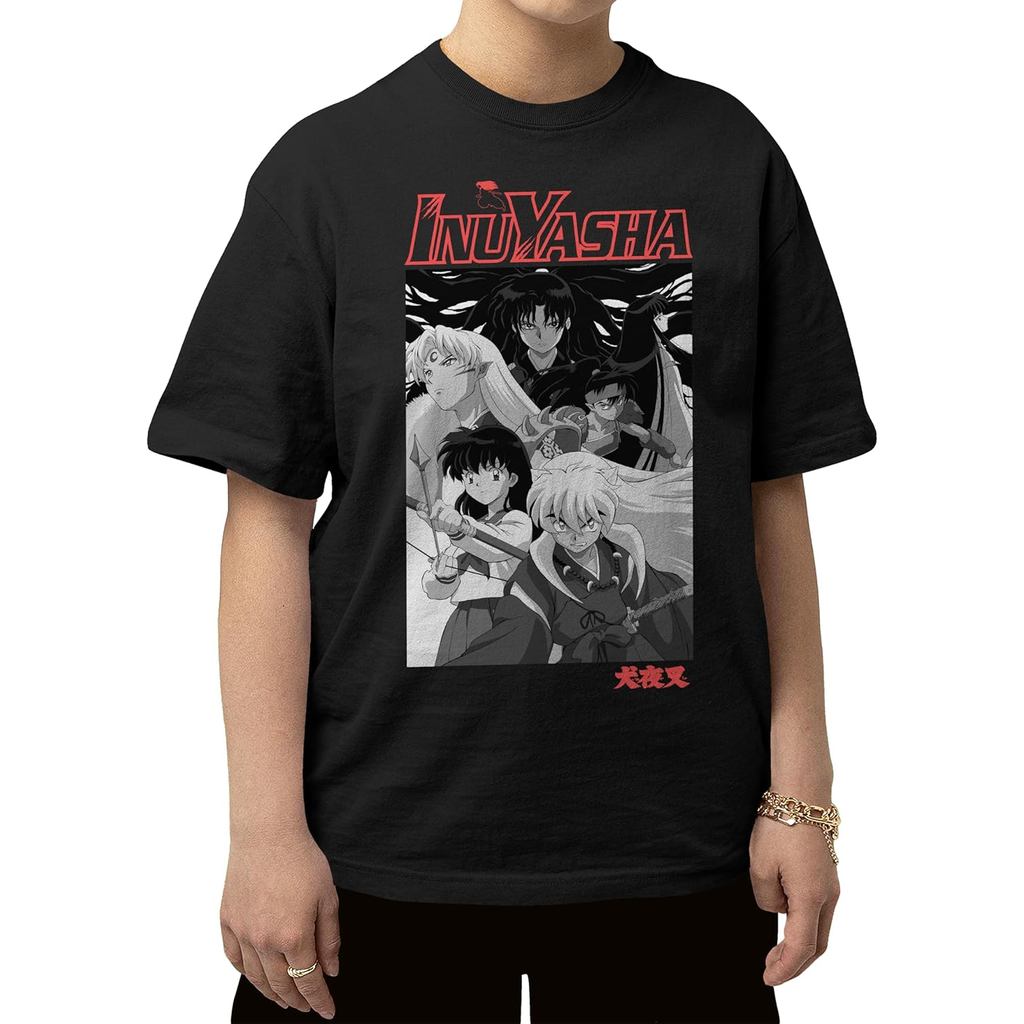 Áo thun cotton nam Isaac Morris Limited Inuyasha Kagome Miroku Koga Sango Sesshōmaru Naraku Nhân vật