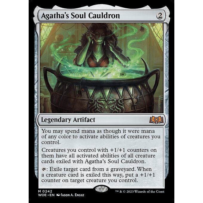 Magic: The Gathering - Wilds of Eldraine - Agatha's Soul Cauldron (242) Foil