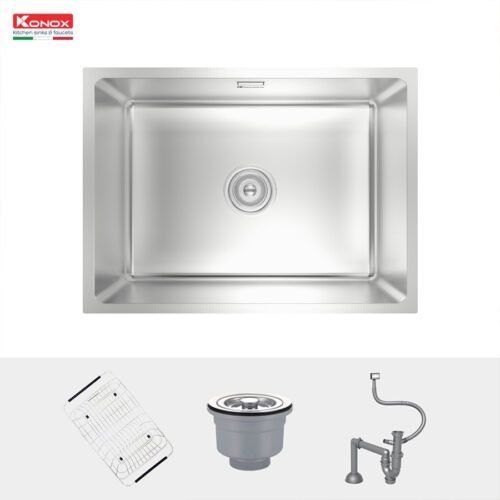 Chậu Rửa Bát Konox KN6044SU Dekor 60cm – Inox 304, Workstation Mini