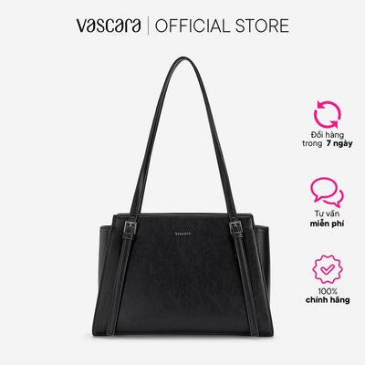Vascara Túi đeo vai hình thang đơn sắc - TOT 0205