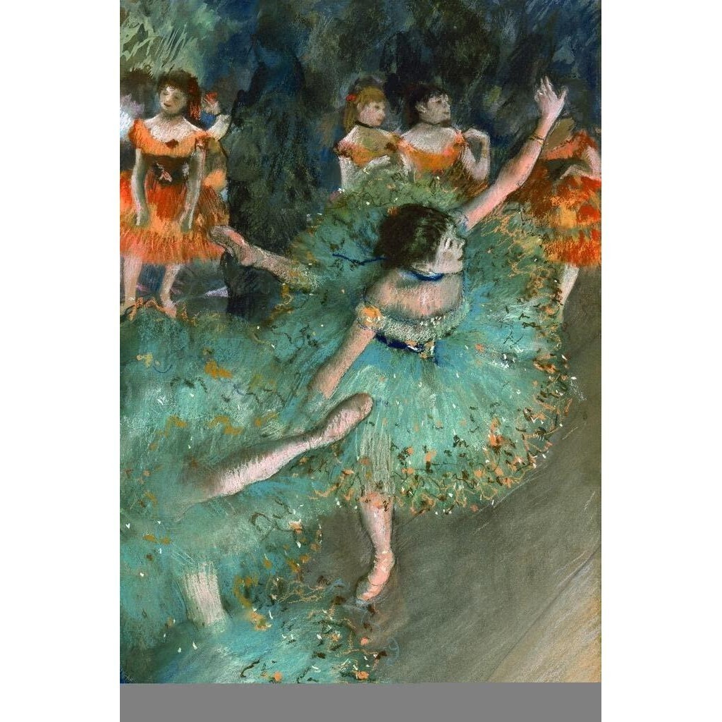 Edgar Degas Vũ Công Xanh Tranh Ấn Tượng Pháp Cool Trang Trí Tường Nghệ Thuật In Poster