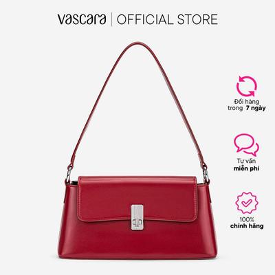 Vascara Túi đeo vai nhấn khoá xoay kim loại - SHO 0309