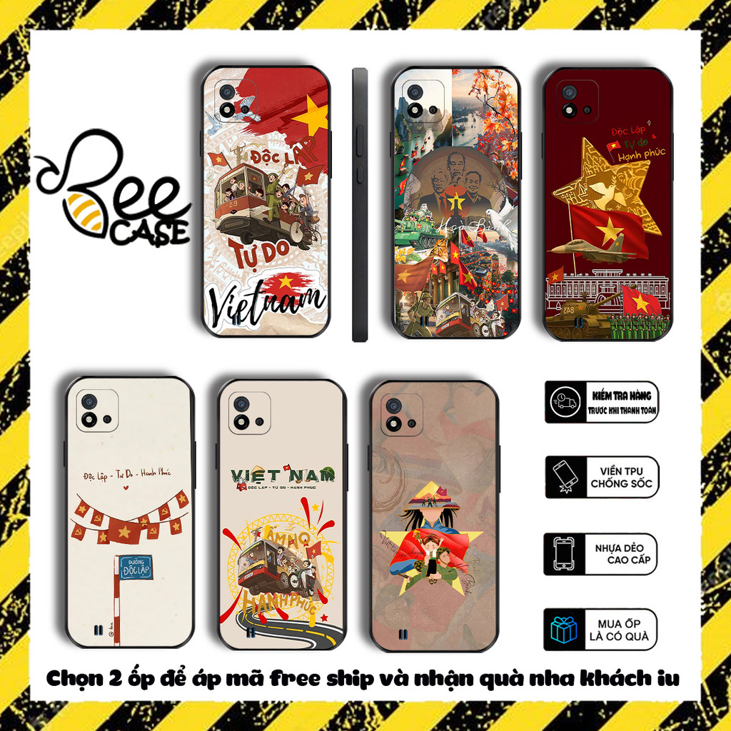 Ốp lưng Realme Narzo 50i , Narzo 50a Prime , Narzo 30a Việt Nam Độc lập tự do yêu nước