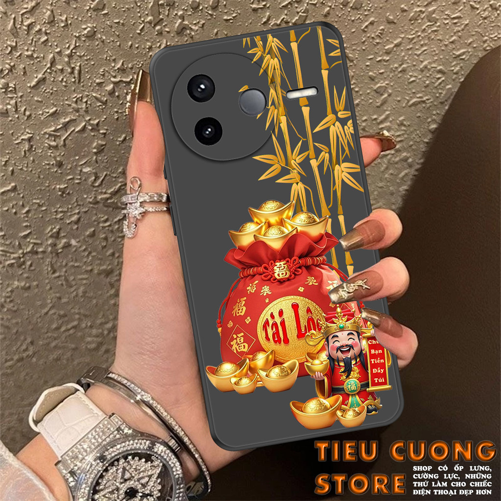 Ốp lưng dành cho Xiaomi REDMI K80 5G, K80 PRO in hình TÀI LỘC, THẦN TÀI, MAY MẮN