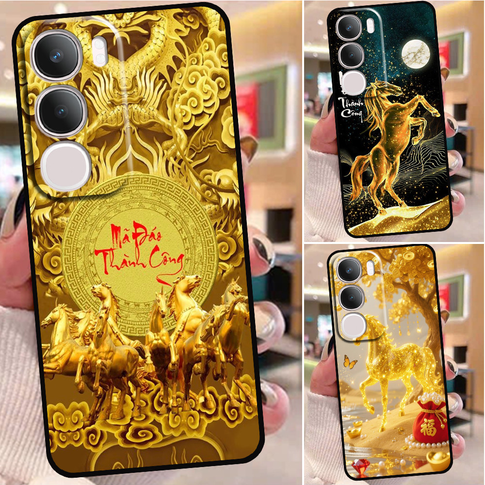 Ốp lưng Vivo Y19s / Y19s Pro in hình mã đáo may mắn