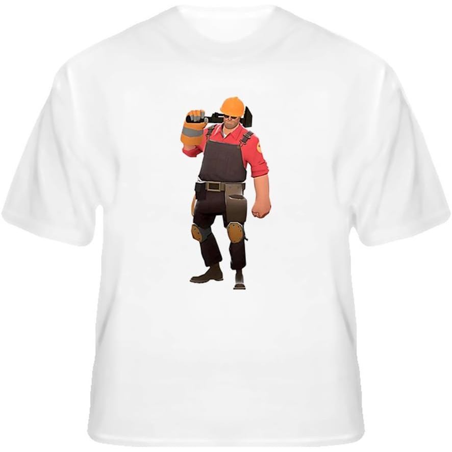 Áo thun nam cotton Threadsquad Team Fortress 2 Áo thun kỹ sư