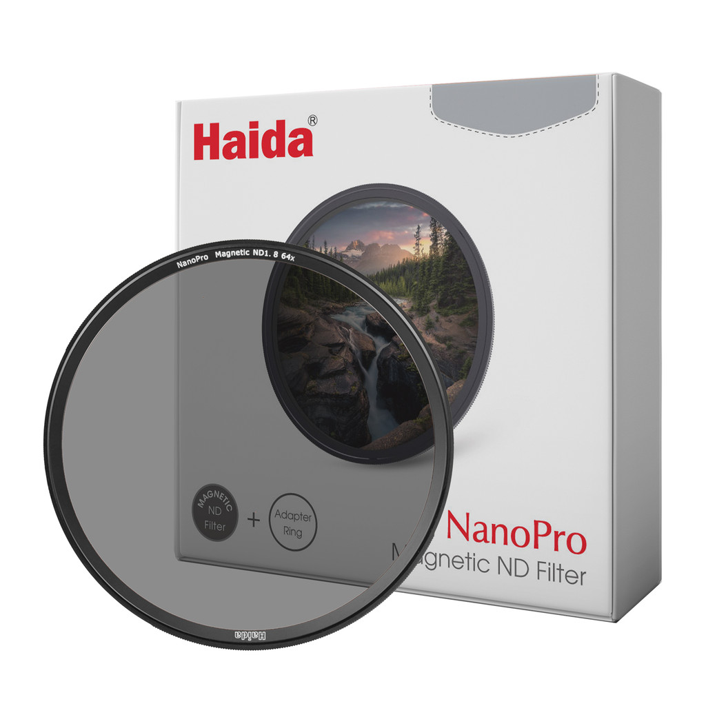 BH Asia - Kính lọc Haida NanoPro Magnetic ND1.8 (64x) Filter (With Adapter Ring) 67mm/ 72mm/ 77mm/ 8