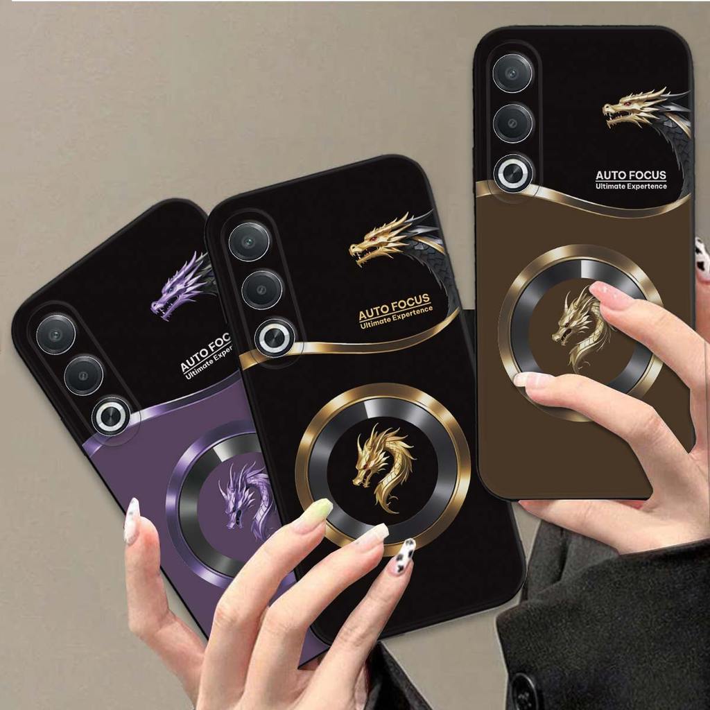 Ốp lưng Oppo A5 / A5 Pro / A5i / A5i Pro in hình huy hiệu rồng, bảo vệ camera