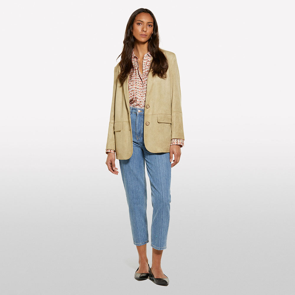 SISLEY - Áo Sơ Mi Dài Tay Nữ - Women Shirt - 5V2SLQ025-67N