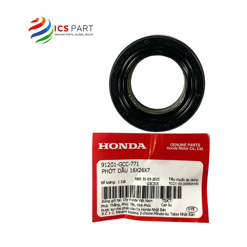 91201GCC771 |  Phớt Dầu      Spacy SPACY 100 GCC, Vision 110 KZL 2005 - 2006   Honda