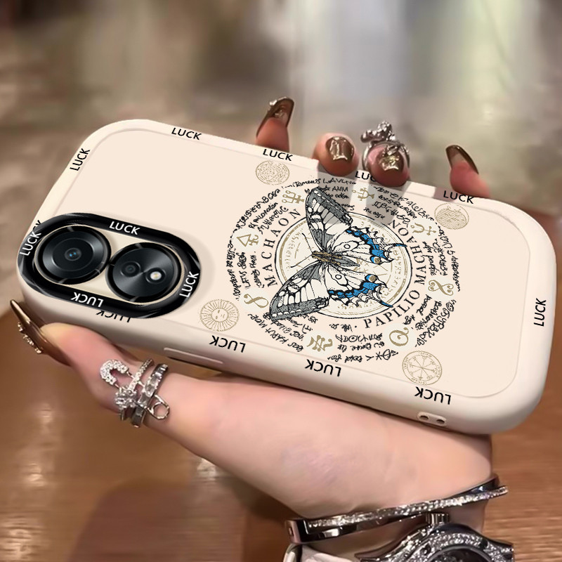 Ốp Lưng OPPO A58 4G A78 4G A58 5G A58X 5G A78 5G A1X 5G A2X 5G Ốp Case Vỏ mềm Sáng tạo Bướm