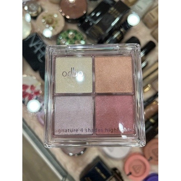 Phấn bắt sáng hightlight odbo Signature 4 shades OD1318