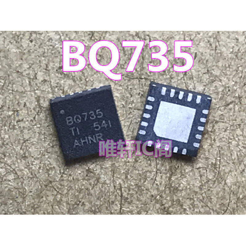 2 Chiếc BQ735 QFN20 BQ735Ti BQ2735 BQ2735RGRR QFN-20 SMD SMBus Bộ Điều Khiển Sạc Chip IC Với N Kênh 