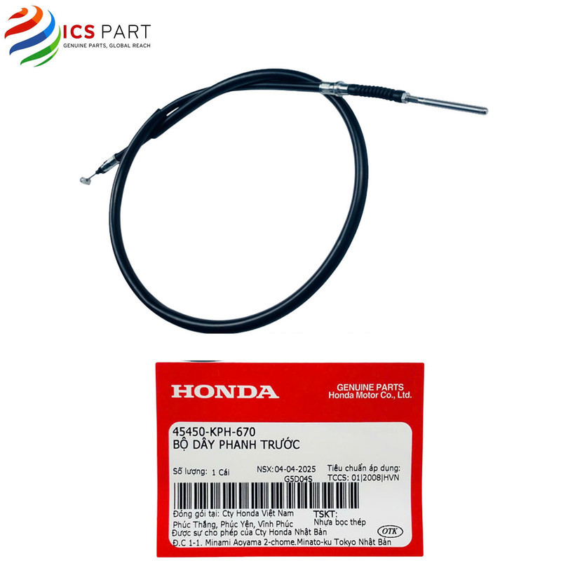 45450KPH670 |  Dây Phanh, Thắng  Trước      2004   Honda