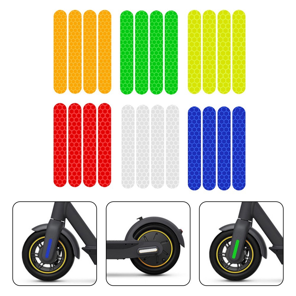 [HOT] Nhãn dán phản quang nắp bánh sau phía trước cho Ninebot Max G2 G65