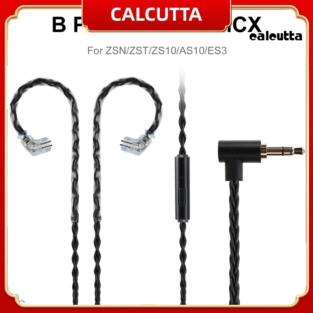 [cal] Cáp tai nghe bện bằng đồng chống mài mòn JCALLY có chốt B / C / MMCX