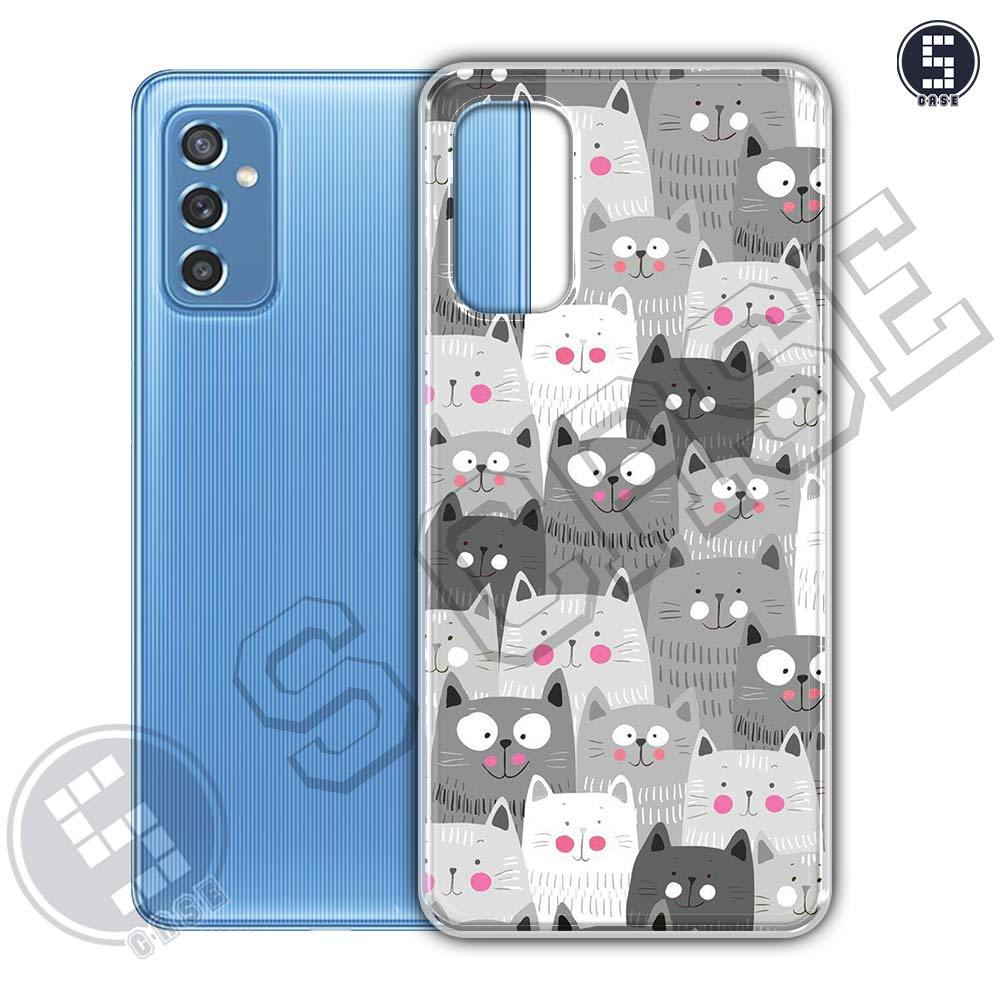Ốp Lưng Cho Samsung M23 5G, F23 5G, M52 5G Nhiều Mẫu SLC02 Yêu Mèo