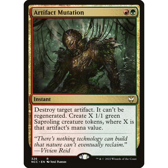 Magic: The Gathering - New Capenna Commander - Artifact Mutation (326)