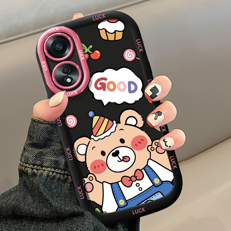 Ốp Lưng OPPO A58 4G A78 4G A58 5G A58X 5G A78 5G A1X 5G A2X 5G Ốp Case Gấu Nhỏ Siêu Đáng yêu