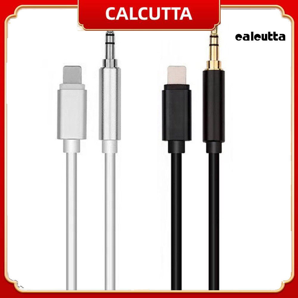 [cal] Dây cáp âm thanh 8Pin đến 3,5mm tốc độ cao cho loa ô tô iPhone X / XR / 7 / 8