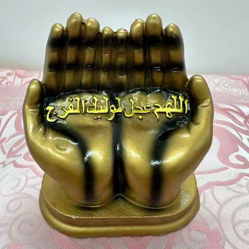 Đồ trang trí Hồi giáo, Mô hình cầm tay Kaaba mạ vàng cho văn phòng tại nhà Trang trí bàn Quà lưu niệ