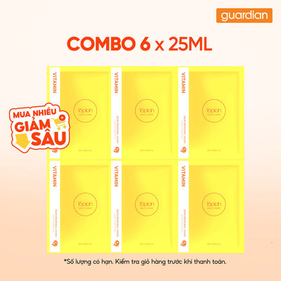 Combo 6 Mặt Nạ Cung Cấp Collagen 16plain Skin Renewal Mask/ Vitamin Mask 25ml
