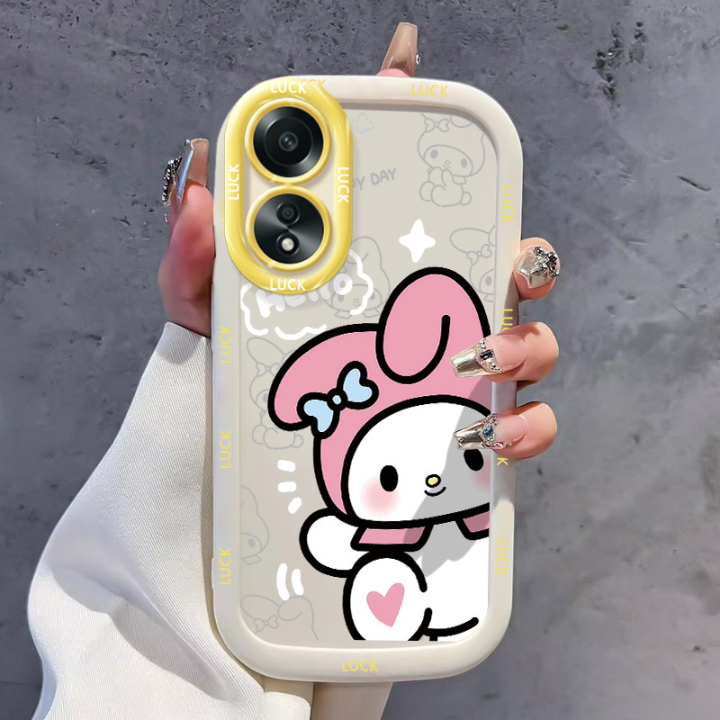 Ốp Lưng OPPO A58 4G A78 4G A58 5G A58X 5G A78 5G A1X 5G A2X 5G Ốp Case Vỏ mềm Thỏ Hoạt hình